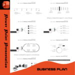 Professional business plan PowerPoint template with customizable slides for strategic planning, financial projections, and market analysis.
