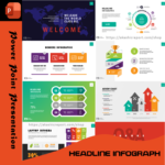 Infographic PowerPoint template with customizable slides for business analytics, marketing strategies, and visual storytelling.