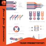 Team presentation PowerPoint template with modern, customizable slides for team introductions, company structure, and leadership profiles.