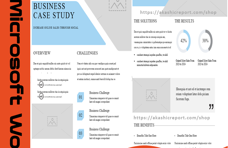 Business Case Study Template – Professional & Editable